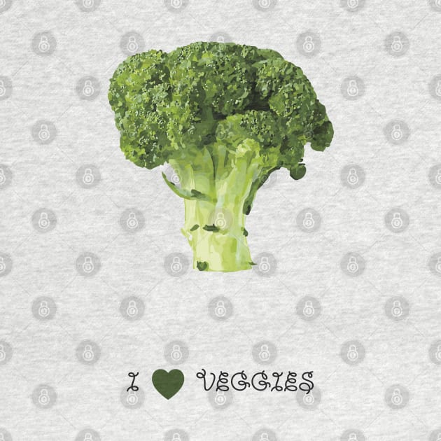 Broccoli - I love veggies by PrintablesPassions